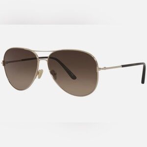 Tom Ford Clark Gold Aviator Sunglasses
